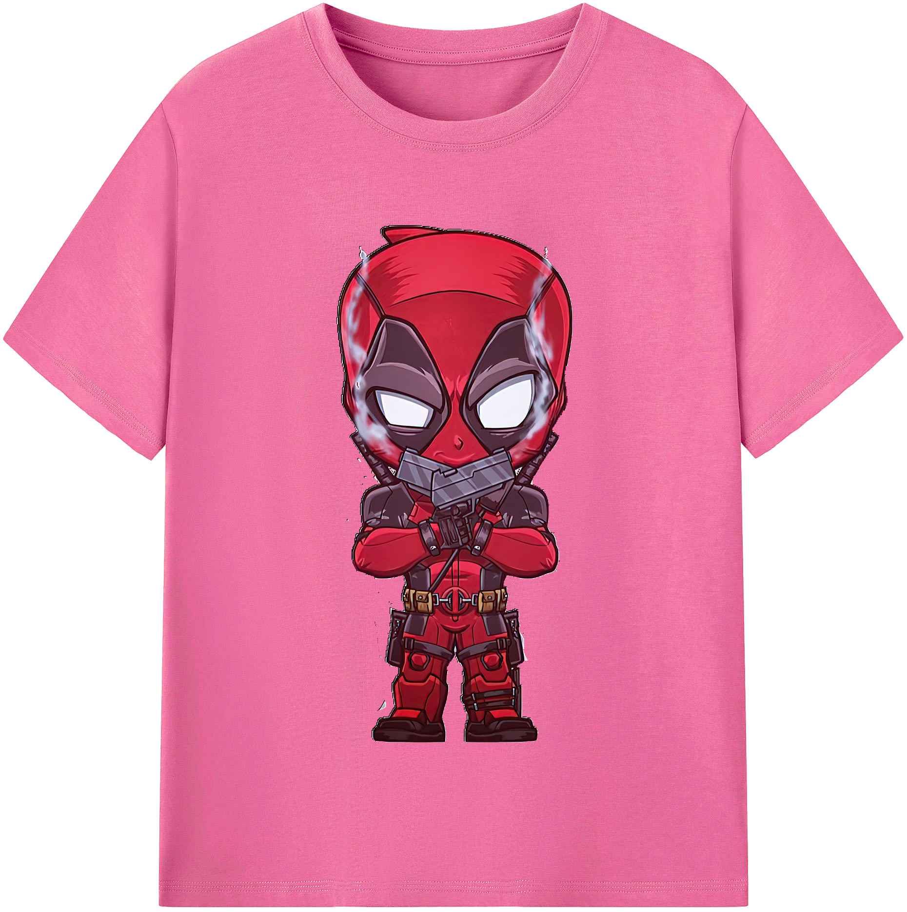 （画像用） Deadpool デッドプール レディースカジュアルプリントTシャツ（綿100％）